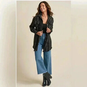 Venus Women's Tweed Fringe Jacket Size 6